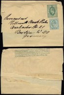 Cape Of Good Hope - Postal History Rare Postal Stationery Uprated Wrapper To Germany DB.107 - Capo Di Buona Speranza (1853-1904)