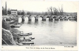 Vieux Pont De LIMAY Vu Du Pont De Mantes - Limay