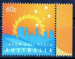 Australia 2011 Commonwealth Heads Of Government Meeting Perth 60c With Right Margin MNH - Ongebruikt