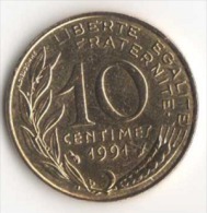 ** 10 CENT MARIANNE 1991 TTB ** - 10 Centimes