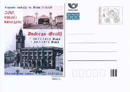 Czech Rep. / Postal Stat. (Pre2012/70) Andreas Groll (1812-1872) Austrian Photographer Monuments - Postcards