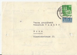 =DP  Briefe  1951 BONN - Brieven En Documenten