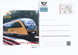 Czech Rep. / Postal Stat. (Pre2012/73) The New Railway Timetable 2012/2013 (3) RegioJet A.s. - Postkaarten