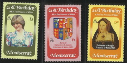 Montserrat 1982  21st Birthday Princess Of Wales MNH - Montserrat