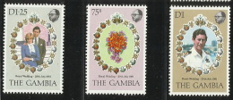 The Gambia 1981 Royal Wedding MNH - Gambia (1965-...)