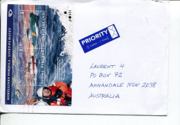 (7777) Finland To Australian Letter - Rescue Shipping - Storia Postale