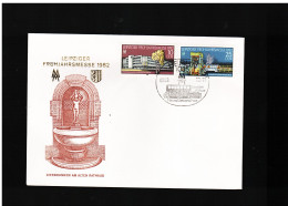 DDR - 9 3 1982 Fdc  LEIPZIGER FRUHJAHRMESSE - 1981-1990