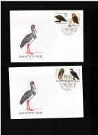 DDR - 18 5 1982 2 FDC GESCHUTZTE GREIFVOGEL - 1981-1990