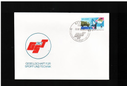 DDR - 22 6 1982 FDC SPORT E TECNICA GST - 1981-1990