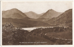GB - Sc - Sti - The Arrochar Mountains From Above Inversnaid - Valentine's "Photo Brown" Postcards N° 0389 - Stirlingshire