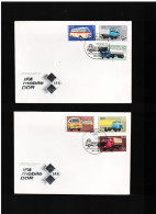 DDR - 5 10 1982 2 FDC IFA (INDUSTRIEVERTRIEB FUR AUTOMOBILTECHNIK) - 1981-1990