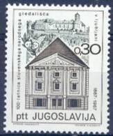 YU 1967-1249  100A°NATIONAL THEATAR LJUBLJANA, YUGOSLAVIA, 1 X 1v, Mnh - Neufs