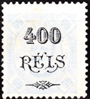 ZAMBÉZIA - 1903, D. Carlos I,  Com Sobretaxa.  400 R. S/ 50 R.   D. 11 3/4 X 12   Pap. Porc.  * MH  MUNDIFIL  Nº 39 - Zambezia