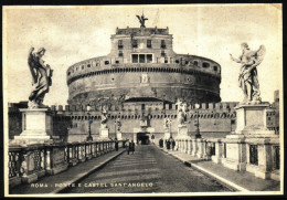 ROMA - ROME - Ponte E Castel Sant'Angelo - Circulé - Circulated - Gelaufen - 1950. - Ponts