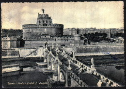 ROMA - ROME - Ponte E Castel Sant'Angelo (2) - Circulé - Circulated - Gelaufen. - Bridges