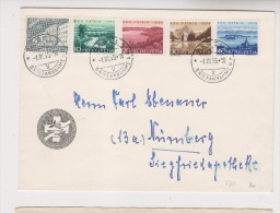 Zumstein W II 71 / 75 Sur Enveloppe Premier Jour 1.VI.1955 - Brieven En Documenten