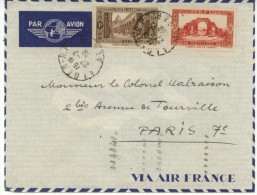 N°116+115 Sur Lettre Rec. De Alger Du 27-7-39 Pour Paris - Lettres & Documents