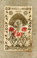 MADAGASCAR : Série De Londres : L´arbre Du Voyageur Ou Ravenale  (Ravenala Madagascariensis) - Surchargé - Used Stamps