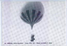 23. BIHOREL ( Seine-Maritime ) - Fêtes D'été 1977: DEPART DU BALLON F. BODY - Globos