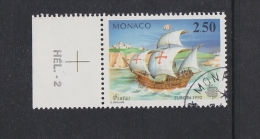 VOILIER COLUMBUS SAILING SHIP SEGELSCHIFF VELERO COLÓN PINTA- MONACO 1992 - EUROPA CEPT - MI 2070 - Christoffel Columbus