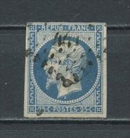 FRANCE 1852  Poste N° 10 Oblitéré Losange Used TTB  Type Prince Président Louis Napoléon Présidence - 1852 Luis-Napoléon