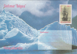 8571- BELGICA ANTARCTIC EXHIBITION, SHIP, COVER STATIONERY, 1997, ROMANIA - Antarctische Expedities