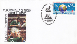 506FM- RUGBY WORLD CUP, IRELAND- ROMANIA GAME, SPECIAL COVER, 1999, ROMANIA - Rugby