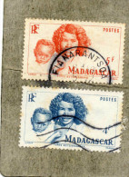 MADAGASCAR : Types Betsimisaraké : Femme Et Enfant - - Used Stamps