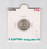 CHIPRE  1 CENTIMO 1.996  Niquel Laton SC/UNC  KM#53.3   DL-7529 - Zypern