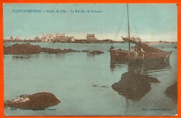 CPA 29 PLOUGUERNEAU Finistère - Grève De LILIA - La Récolte Du GOËMON ° Edit. Léost - Plouguerneau