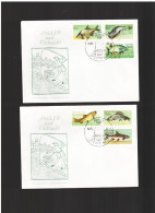 DDR -  19 5 1987 2 FDC SUSSWASSERFICHE - 1981-1990