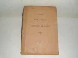 Centenario - GIACOMO  LEOPARDI - Old Books