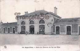 (16) Angouléme - Gare Du Chemin De Fer De L'Etat - Trés Bon état - 2 SCANS - Angouleme
