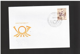 DDR - 12 1 1990 FDC 500 JAHRE INTERNATIONALE POSTVERBINDUNGENIN EUROPA - 1981-1990