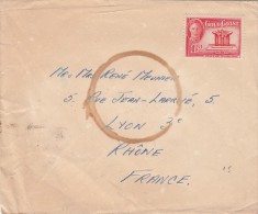 194?. GOLD COAST. COVER. LETTRE. TO FRANCE / 4453 - Goudkust (...-1957)