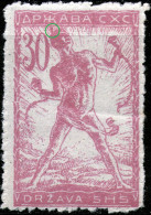 Slovenia,SHS,1919,30 Vin,error Shown On Scan,verigarji,chain Breakers,MNH **,as Scan - Unused Stamps