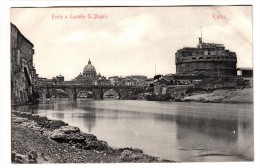 Italie - Roma - Ponte E Castello S. Angelo - Editeur: Stengel & Co N° 11008 - Brücken