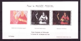 FRANCE  Pour Le Musee Postal  Printing Phases Of The Stamp  Miniature Block - Altri & Non Classificati