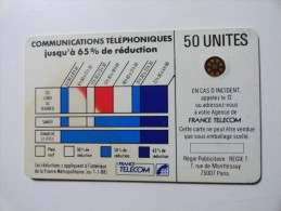 RARE : VARIÉTÉS : CORDONS BLEU TELECARTE 50 U NR 103332 USED CARD - Variétés