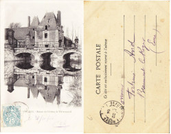 CPA YERVILLE .Ruines Du Chateau De Thibermesnil 1904 - Yerville