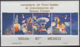 Sheet II, Mexico Sc1389 Morelos Telecommunications Satellite Launch, Space Shuttle, Navette Spatiale - Sud America