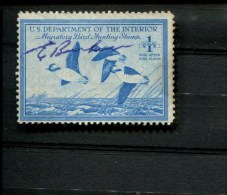 289126449 USA GEBRUIKT USED GEBRAUCHT OBLITERE SCOTT  Rw15 BUFFEHEADS IN FLIGHT DUCKS BIRDS - Duck Stamps