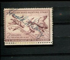 289126844 USA GEBRUIKT USED GEBRAUCHT OBLITERE SCOTT RW20 BLUE WINGED TEAL DUCKS BIRDS - Duck Stamps