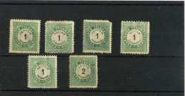 - GRECE TAXES  . TIMBRES  DE 1875/79  . - Neufs