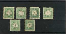 - GRECE TAXES  . TIMBRES  DE 1875/79  . - Unused Stamps