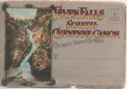 18 Bilder 15x10 Cm,  Seven Falls, South Cheyenne Canon, Colorado Springs,  Ca. 1915 - Colorado Springs