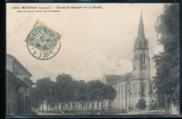 33 -- Merignac -- Eglise St - Vincent Et La Place - Merignac