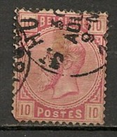 Timbres - Belgique - 1883 - 10 C. - - 1883 Léopold II