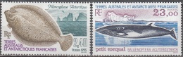 TAAF 1995 Michel 331 - 332 Neuf ** Cote (2005) 12.80 € Mancoglosse Antarctique / Petit Rorqual - Ongebruikt