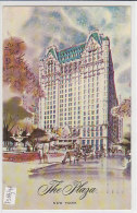 PO7851# NEW YORK - THE PLASA HOTEL - ALBERGHI   VG 1966 - Autres Monuments, édifices